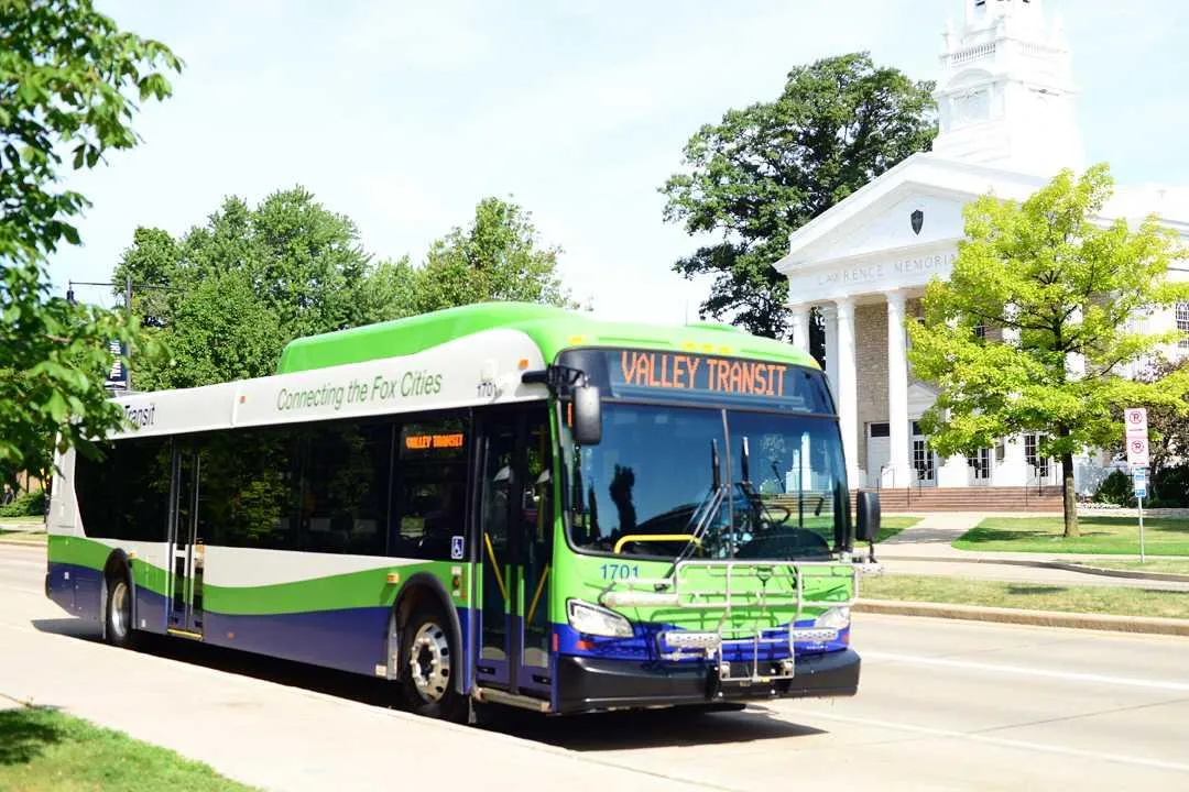 Valley Transit city bus parked on a street